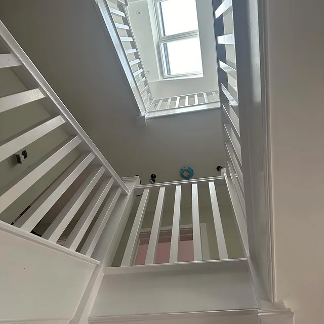 New staircase and bannisters