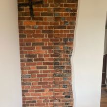 Interior brick wall
