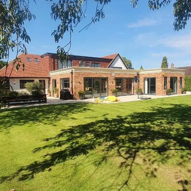 Home with new extension
