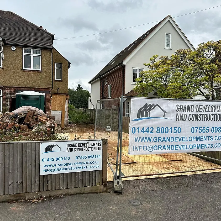  new project , a front , two storey side and rear extension with loft conversion and serious structural alterations in the heart of St Albans.